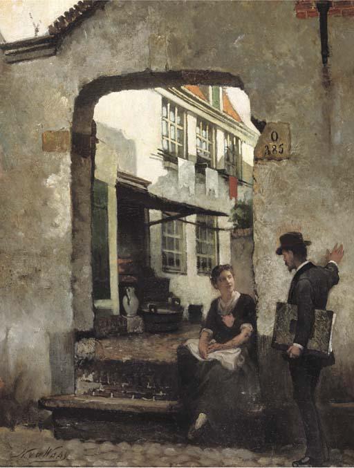 Nicolaas van der Waay - The artist\'s visit