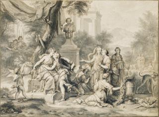 Nicolaas Verkolje - Two Scenes From The Story Of Diana