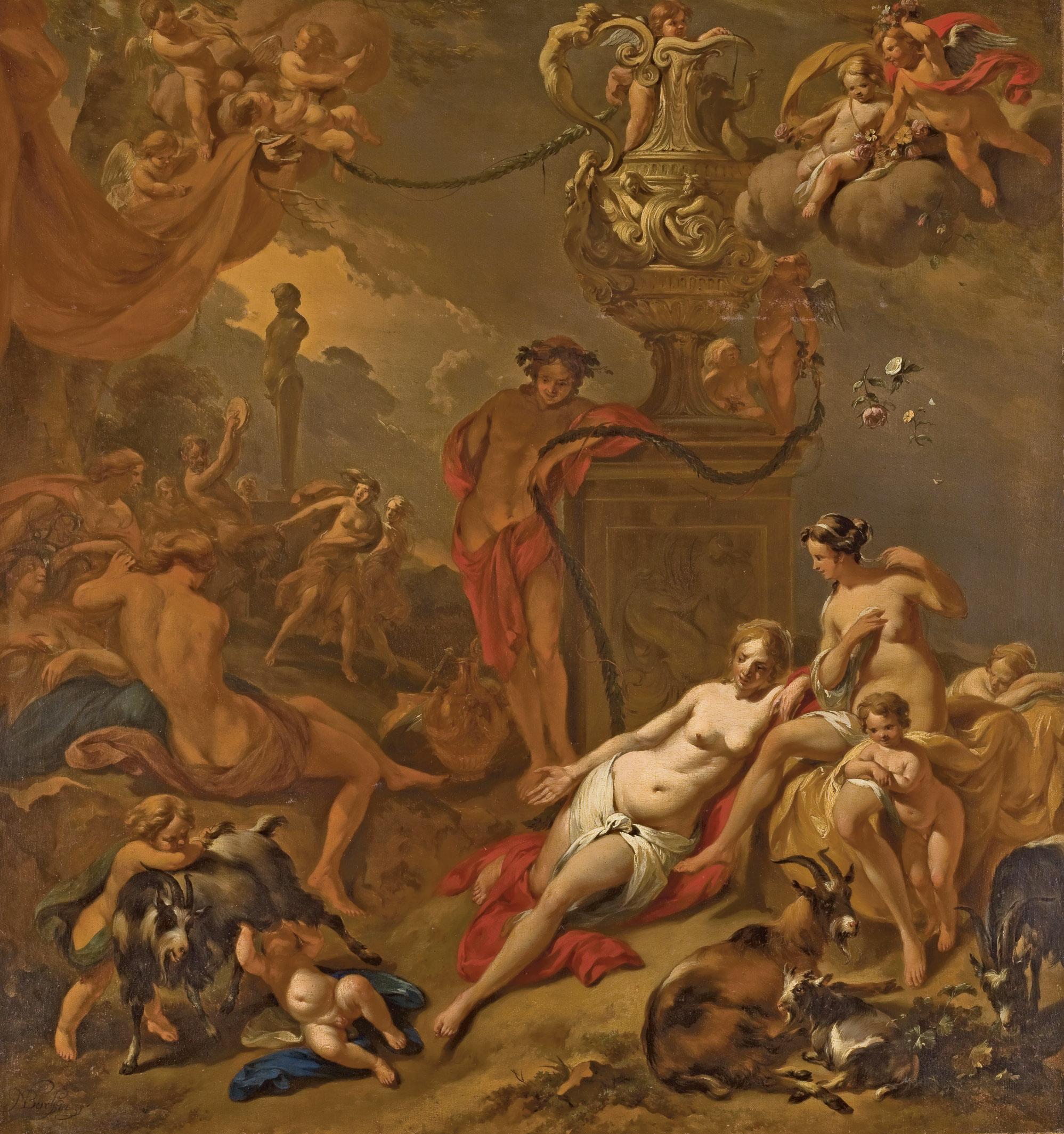 Nicolaes Berchem - L\'Enfance De Jupiter