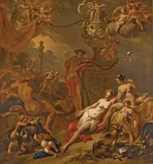 Nicolaes Berchem - L\'Enfance De Jupiter