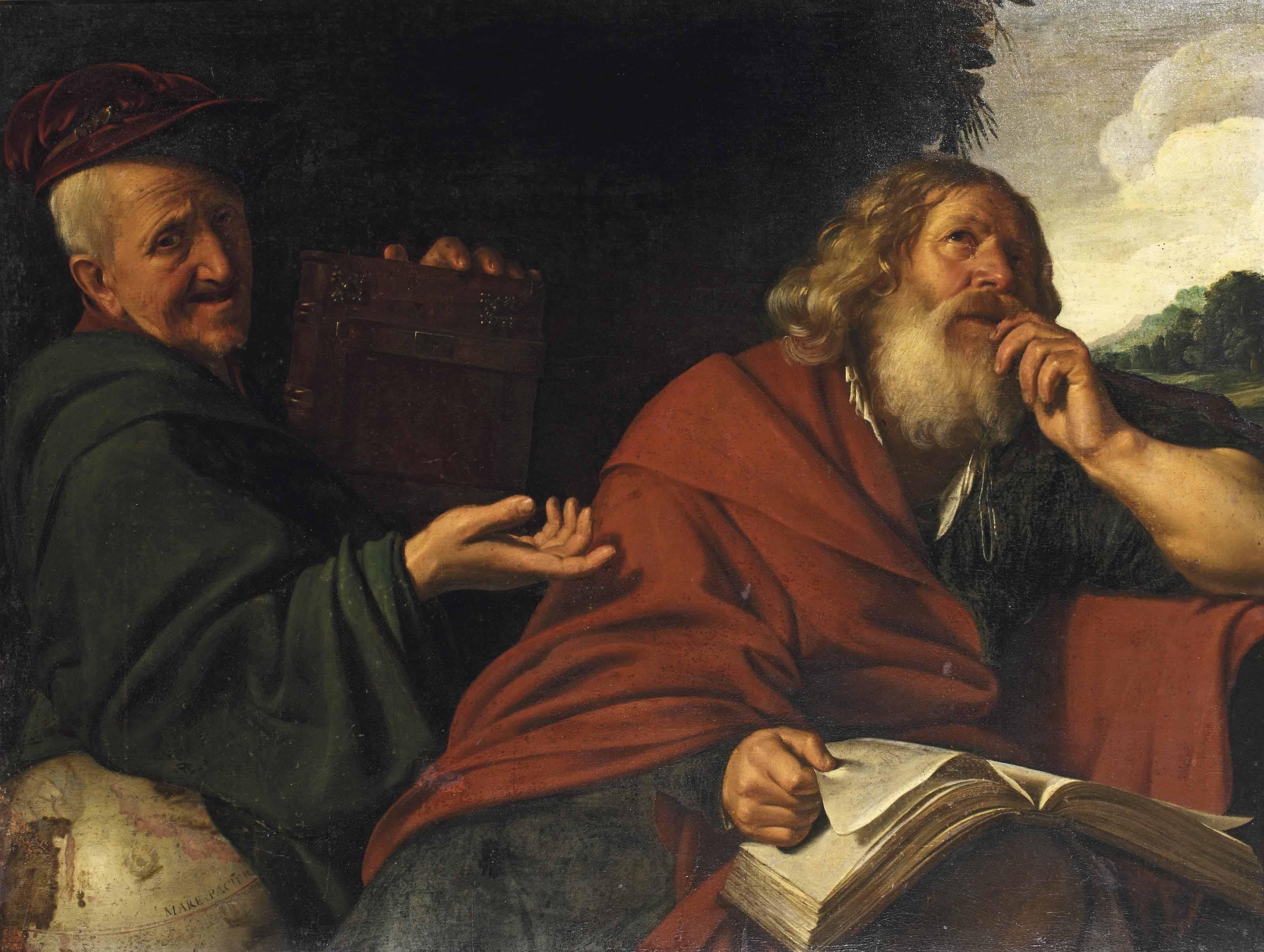 Nicolaes Eliasz. Pickenoy - Heraclitus And Democritus