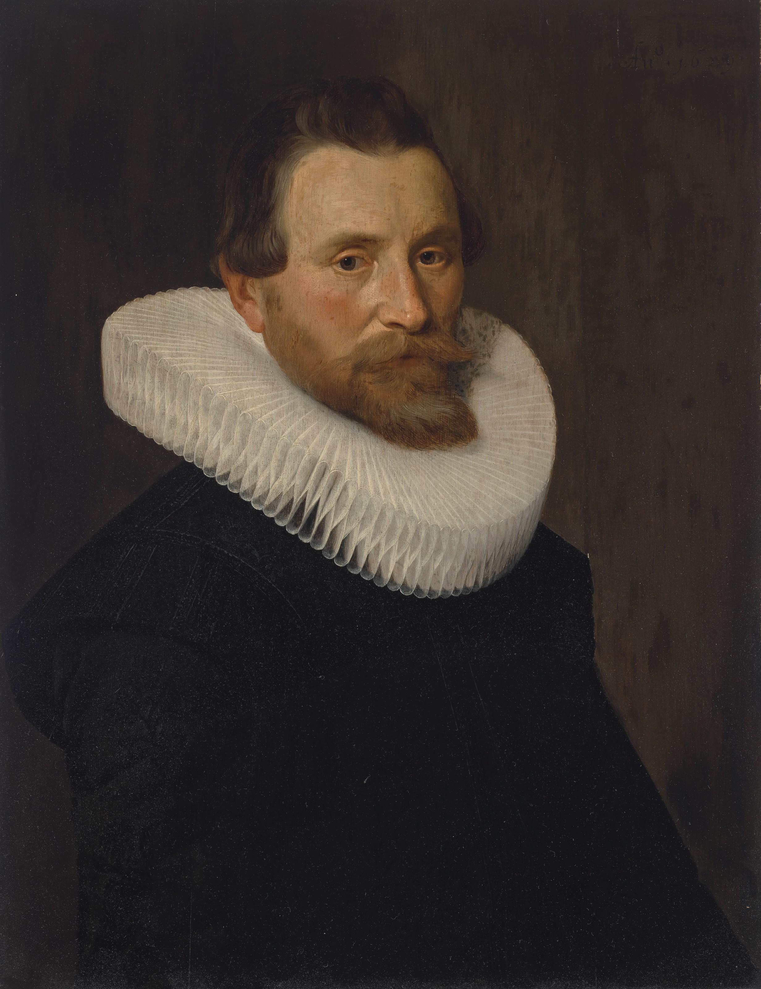 Nicolaes Eliasz. Pickenoy - Portrait of a gentleman, bust-length