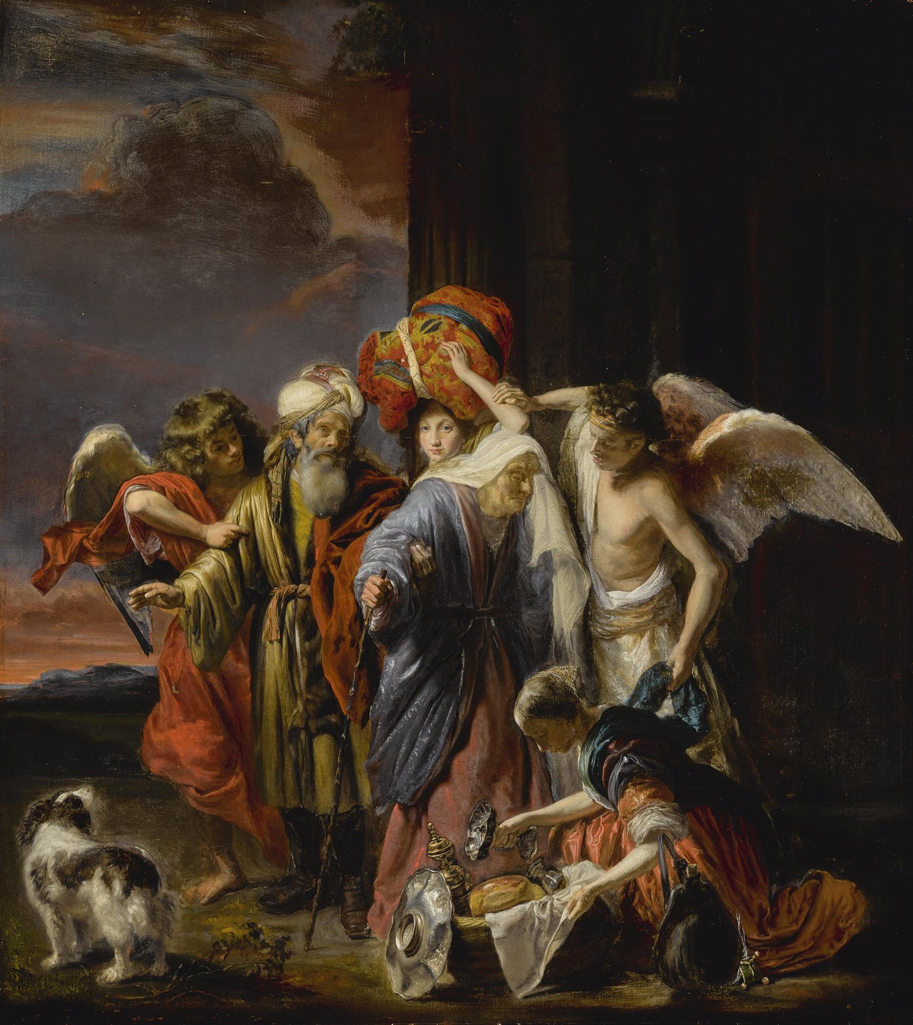 Nicolaes Maes - The Flight Of Lot