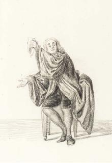 Nicolaes Muys - A Seated Gentleman, His Right Hand Outstretched And Holding A Handkerchief In His Left