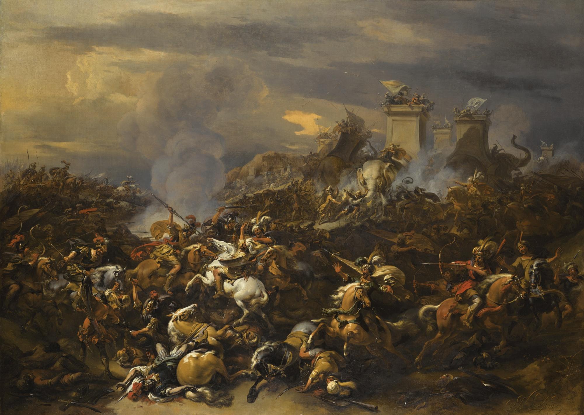 Nicolaes Pietersz. Berchem - The Battle Between Alexander And Porus