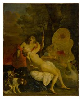 Nicolaes Van Helt - Venus And Adonis