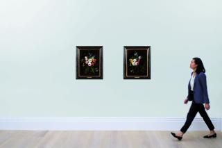 Nicolaes Van Verendael - Still Lifes With Flowers In A Crystal Vase