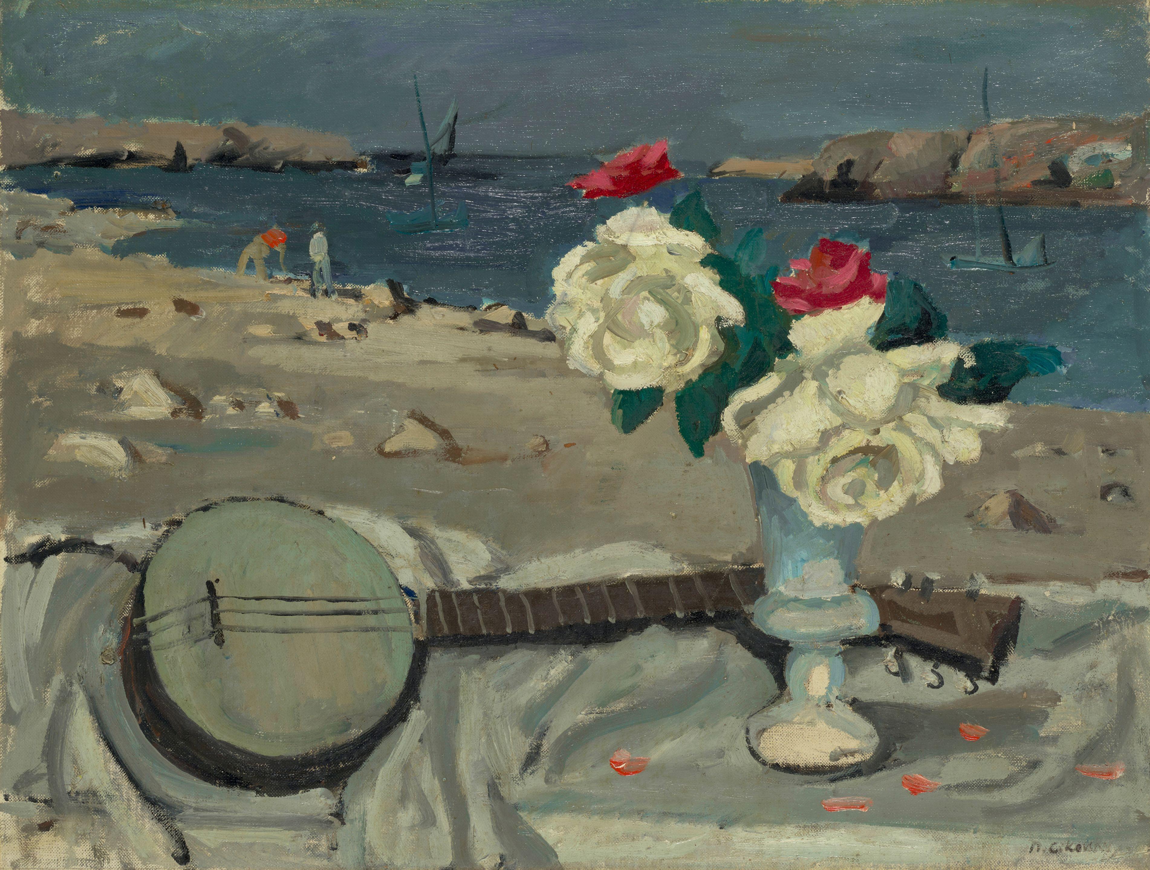 Nicolai Cikovsky - Still Life by the Shore