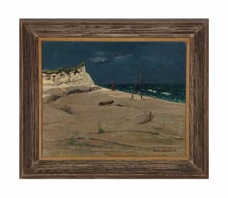 Nicolai Cikovsky - Untitled (Fisherman on the Beach)