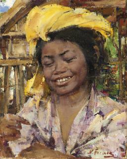Nicolai Fechin - Balinese Peasant Girl
