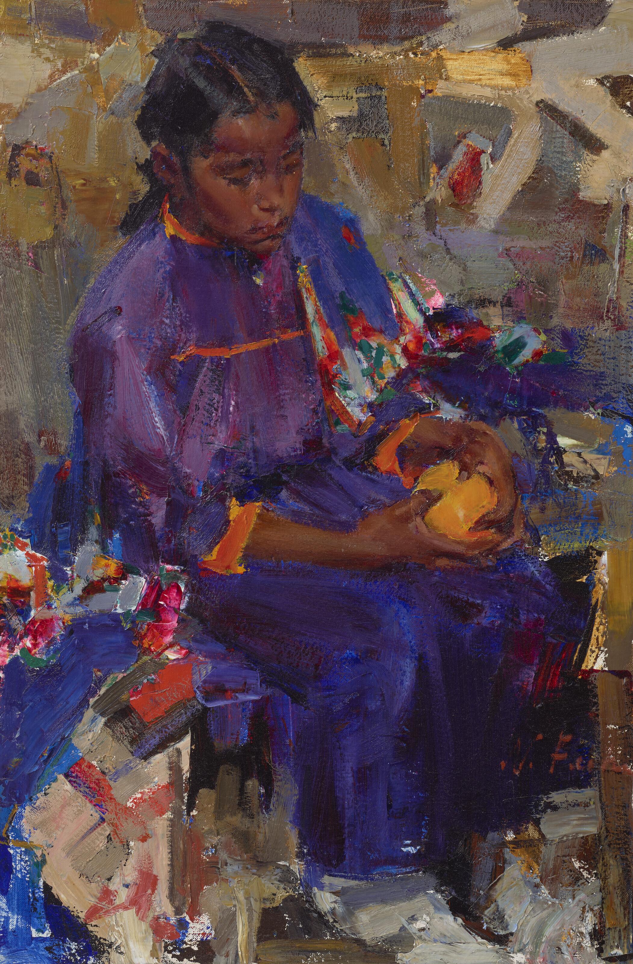 Nicolai Fechin - Cesarita in Violet