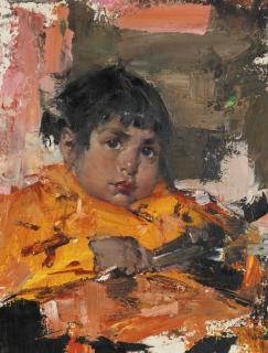 Nicolai Fechin - My Gardener\'S Baby