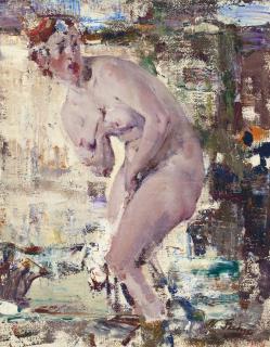Nicolai Fechin - Nude In River