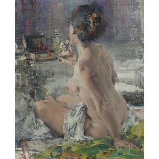 Nicolai Fechin - Nude Woman