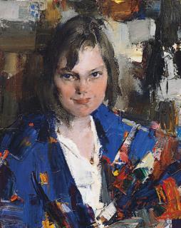 Nicolai Fechin - Portrait of Muriel Williams
