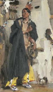 Nicolai Fechin - The Drum Player