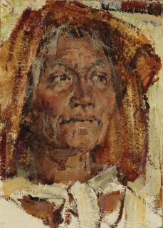 Nicolai Fechin - The Golden Kerchief
