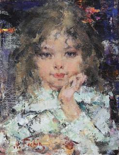 Nicolai Fechin - Young Girl