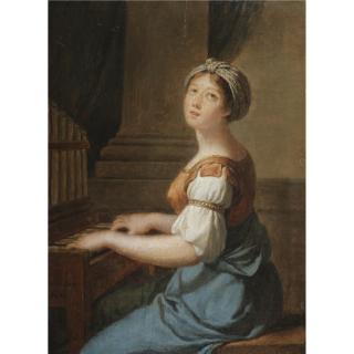 Nicolas-André Monsiau - Saint Cecilia