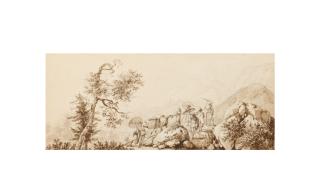 Nicolas-Antoine Taunay - Nicolas-Antoine Taunay Et Ses Amis En Promenade Dans Les Alpes Suisses