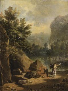 Nicolas-Antoine Taunay - The Bearess : A Frightened Young Lady