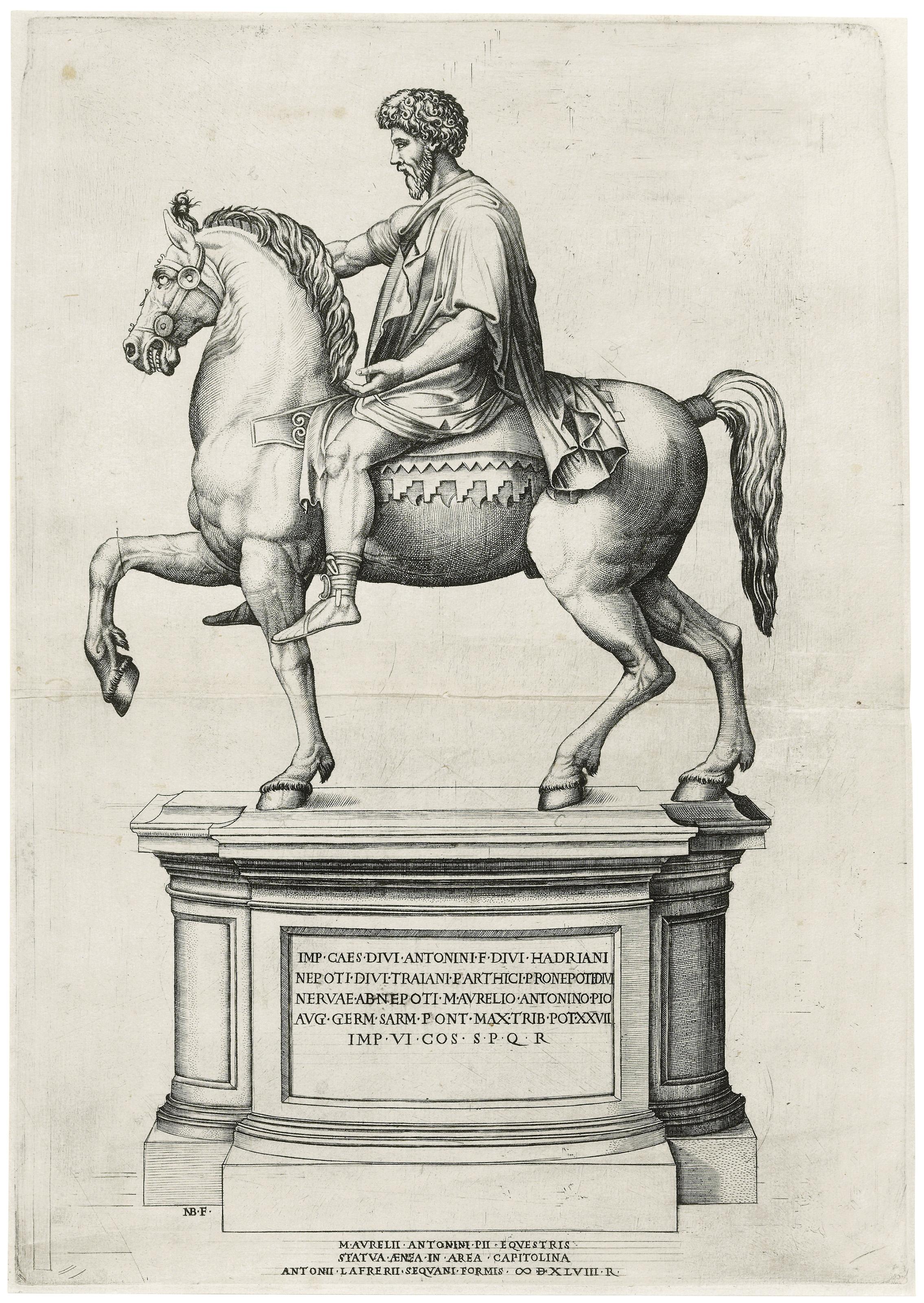 Nicolas Beatrizet - Marcus Aurelius