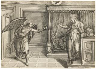 Nicolas Beatrizet - The Annunciation