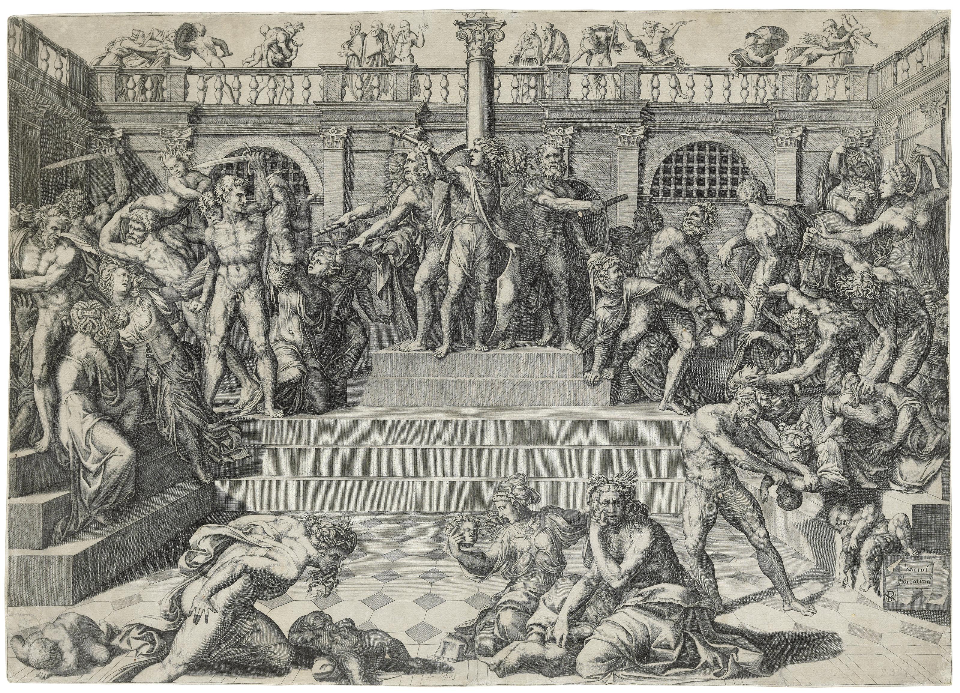 Nicolas Beatrizet - The Massacre of the Innocents