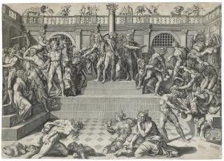 Nicolas Beatrizet - The Massacre of the Innocents