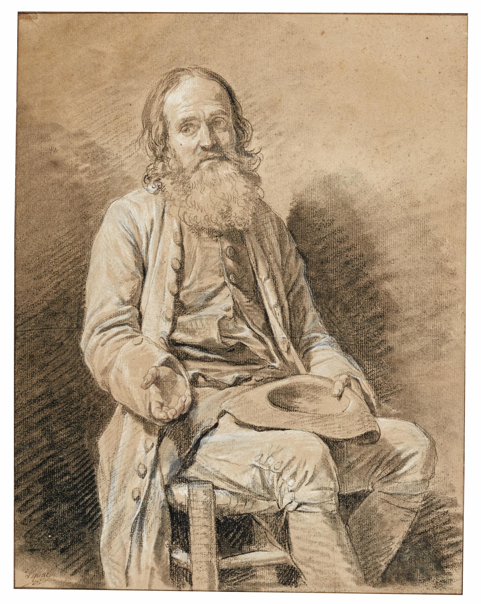 Nicolas-Bernard Lépicié - An Old Beggar