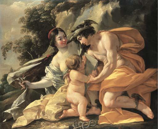 Nicolas Chaperon - Venus, Mercury and Cupid (\'The School of Love\')