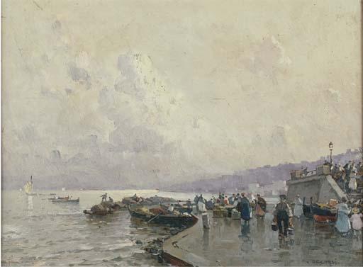 Nicolas de Corsi - Napoli, attesa al molo di Mergellina