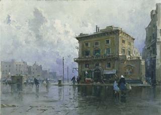 Nicolas de Corsi - Scorcio urbano