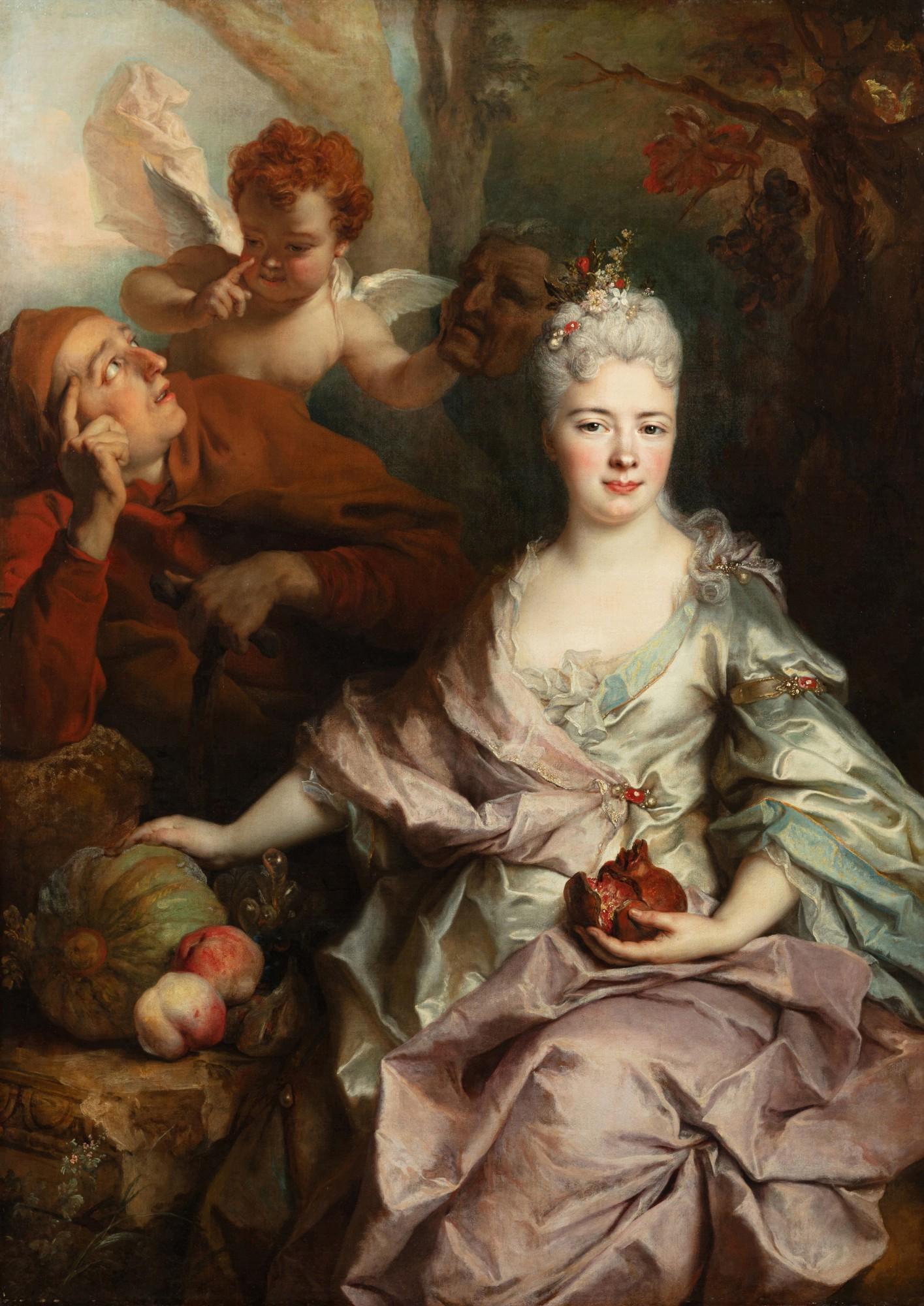 Nicolas de Largillière - Portrait of a lady as Pomona, traditionally identified as the Marquise de Parabère