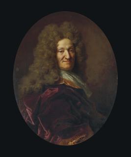 Nicolas de Largillierre - Portrait de Jean de La Fontaine, âgé de 73 ans