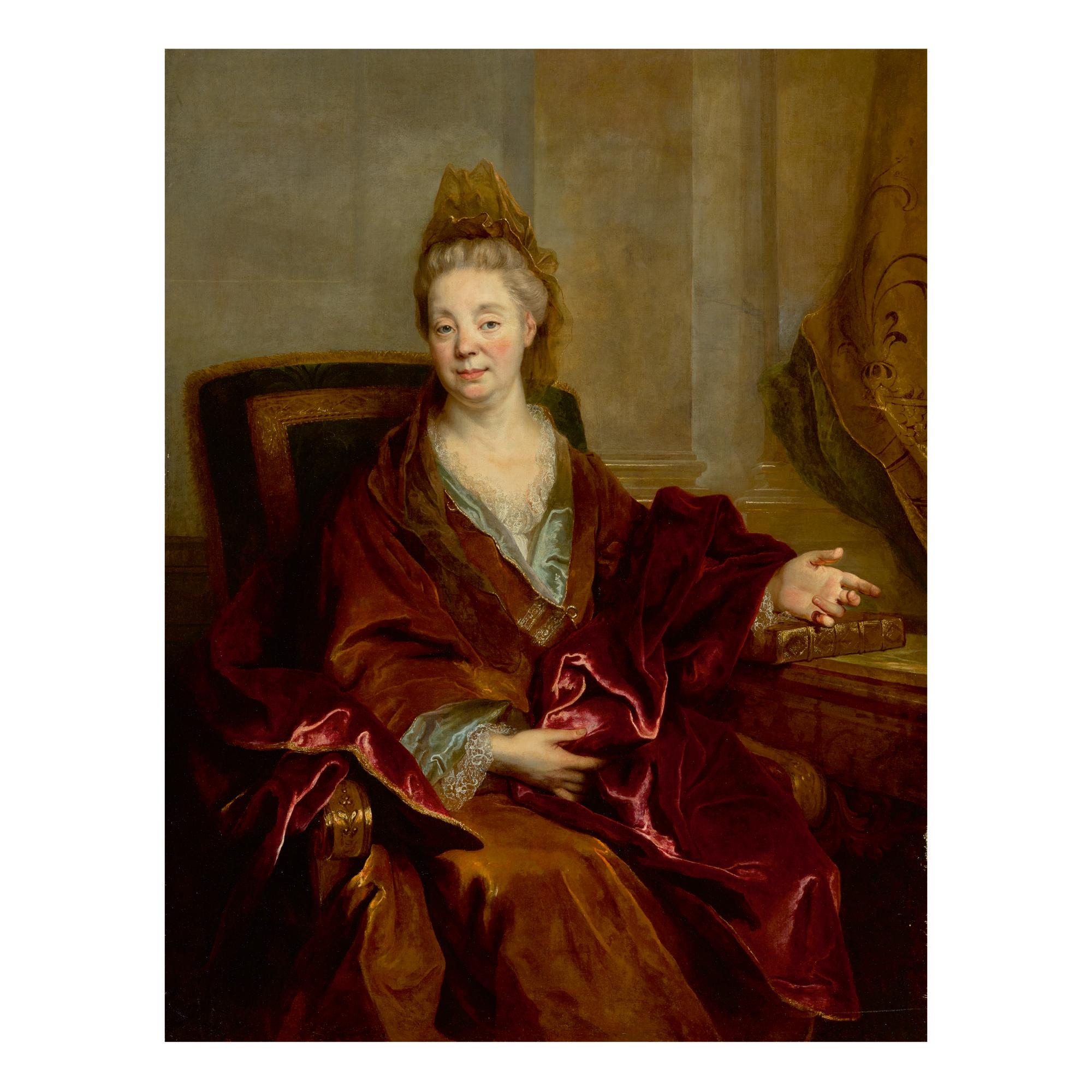 Nicolas De Largillierre - Portrait Of Madame Titon, Née Marguerite Bécaille
