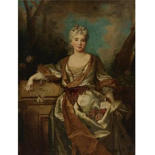 Nicolas de Largillierre - Portrait Of The Marquise De Puységur
