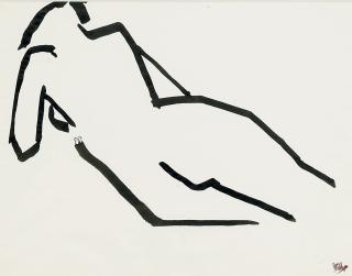 Nicolas de Stael - Nu Couché