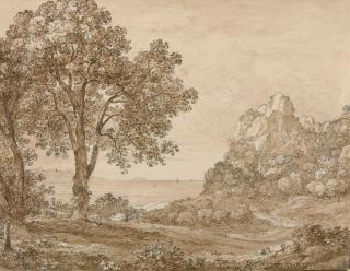 Nicolas-Didier Boguet - Arkadische Landschaft.