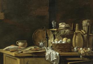 Nicolas-Henry Jeaurat De Bertry - Kitchen Table Still Life