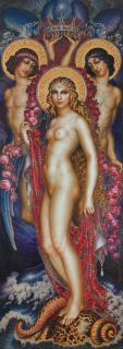 Nicolas Kalmakoff - Aphrodite with Eros and Anteros