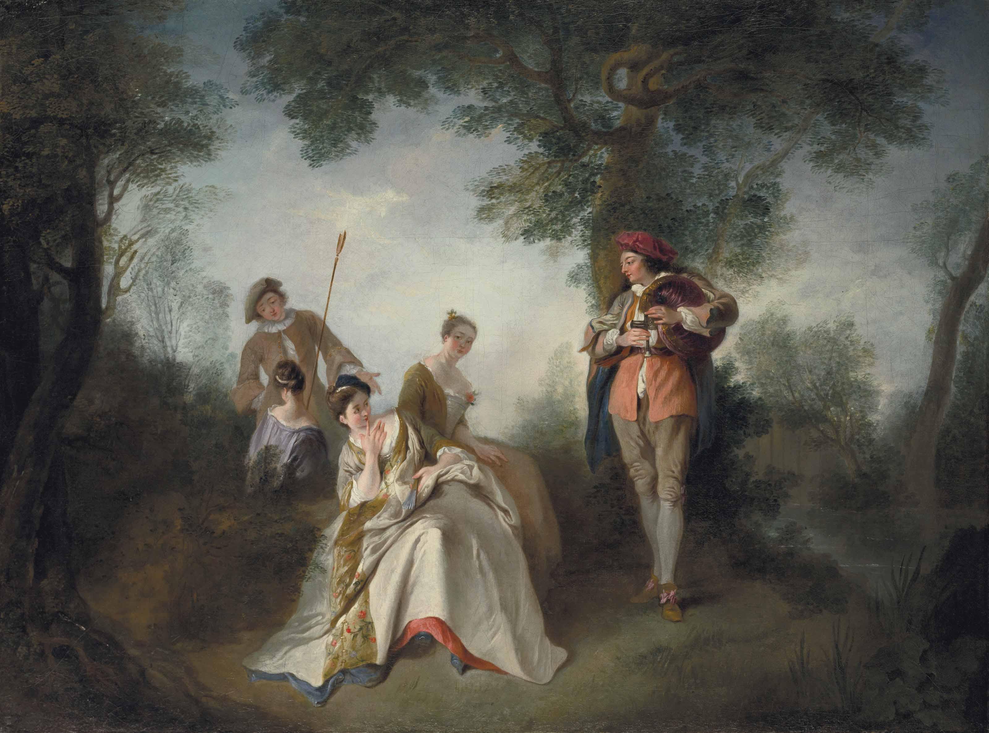 Nicolas Lancret - Que le coeur d\'un amant est sujet à changer\' (\'That the Heart of a Lover is Subject to Change\')