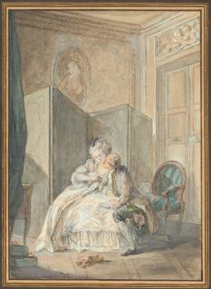 Nicolas Lavreince II. - Liebespaar in Boudoir