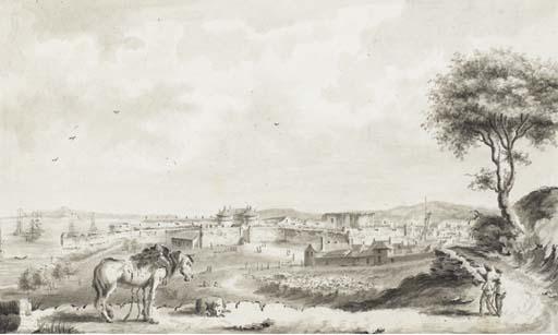 Nicolas-Marie Ozanne - Vue de Brest Et de Sa Rade