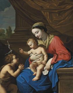 Nicolas Mignard - The Virgin and Child with the Infant Saint John the Baptist