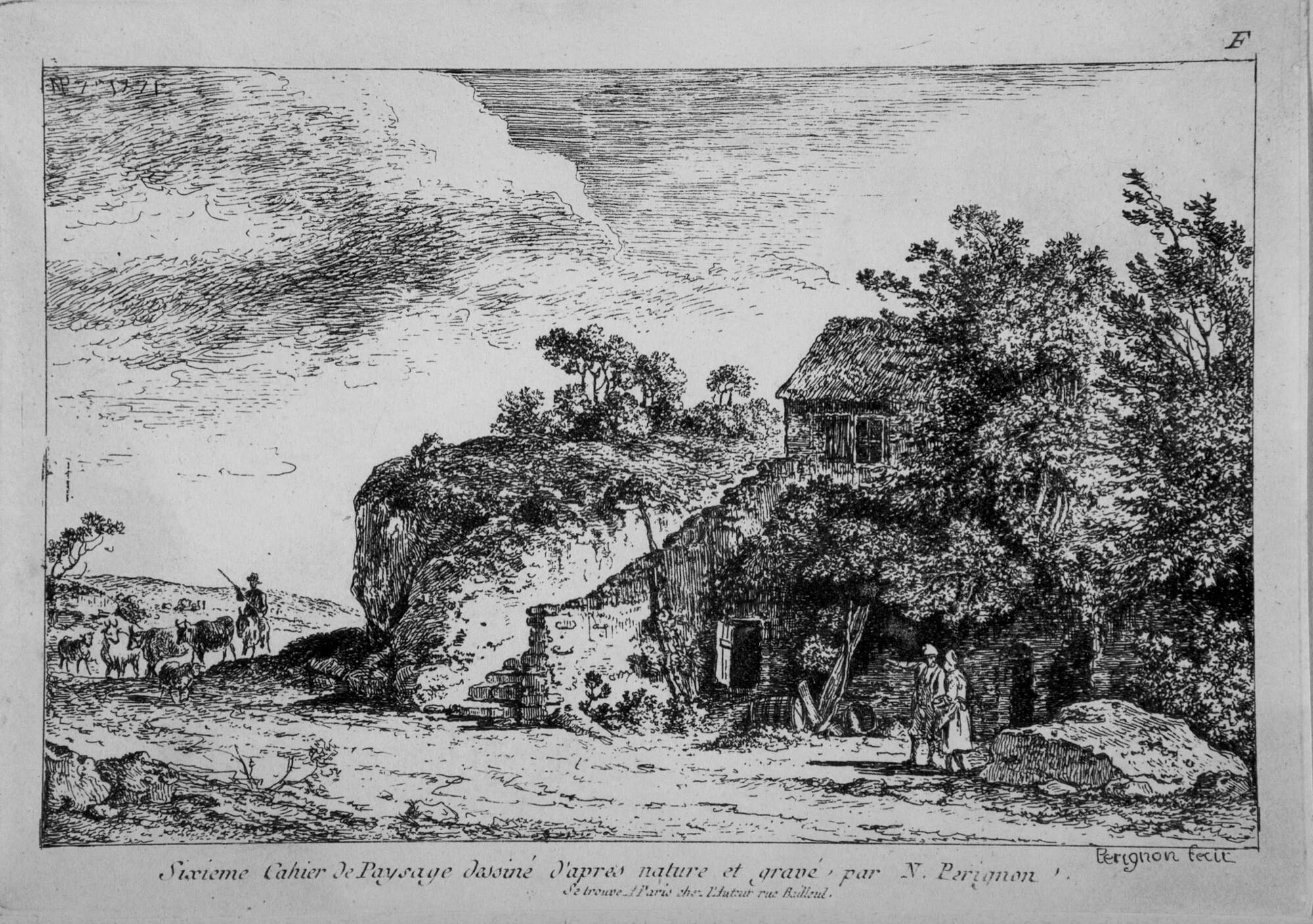 Nicolas Pérignon - 10 Bll.: Landschaften.