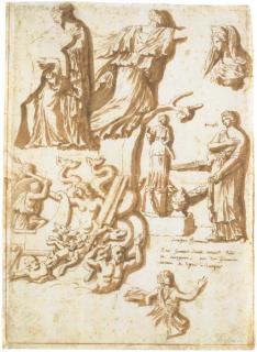 Nicolas Poussin - Studies after antique reliefs