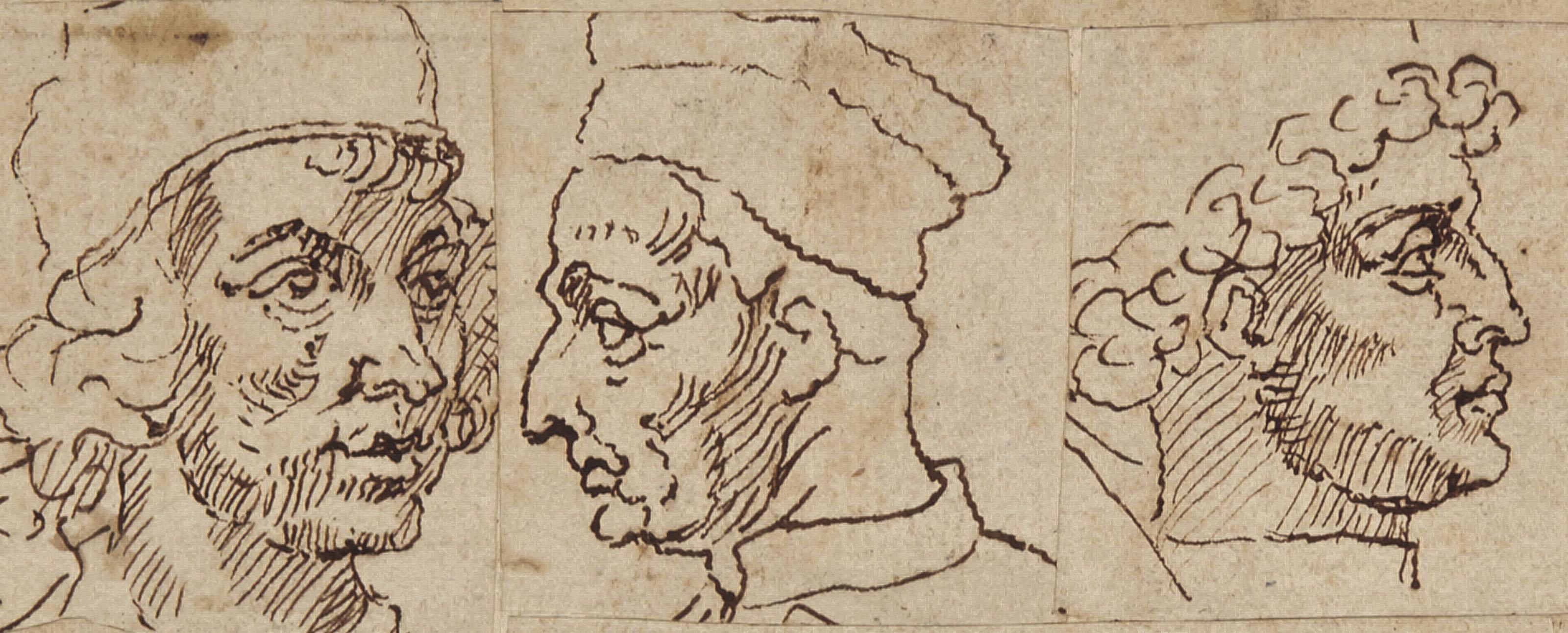 Nicolas Poussin - Trois Portraits D\'Artistes De La Renaissance Italienne, D\'Après Les Vies De Giorgio Vasari