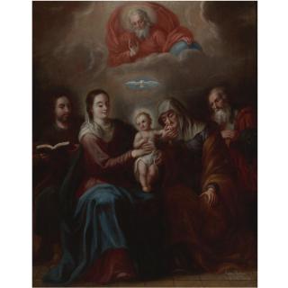 Nicolás Rodríguez Juárez - La Sagrada Familia (The Holy Family)