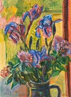 Nicolas Tarkhoff - Still Life With Flowers.